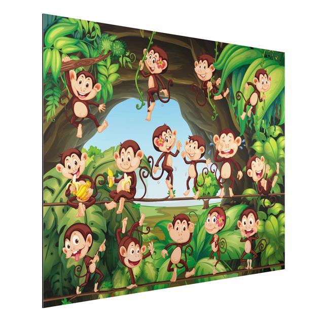 Decoración habitación infantil Jungle Monkeys