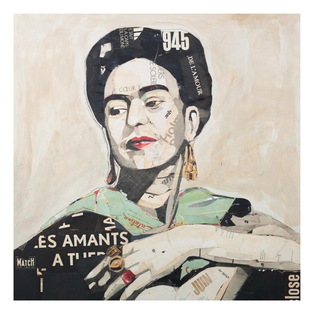 Láminas cuadros famosos Frida Kahlo - Collage No.4