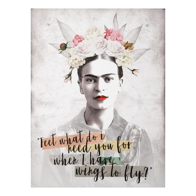 Láminas cuadros famosos Frida Kahlo - Quote