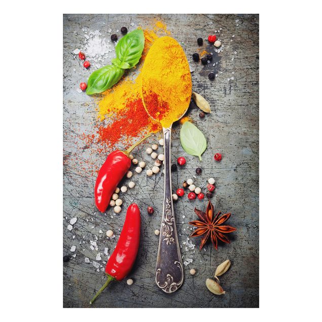 Cuadro de especias Spoon With Spices
