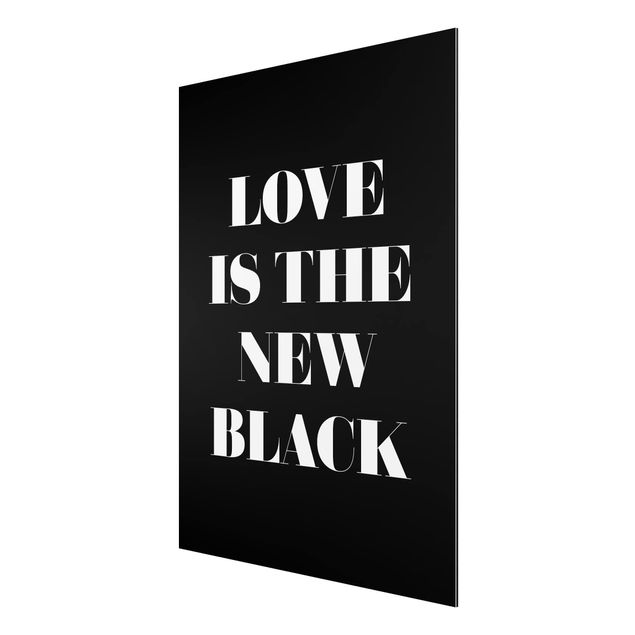 Cuadros modernos y elegantes Love Is The New Black