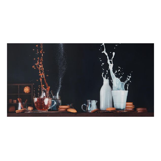 Cuadros bodegón Milk And Tea Composition