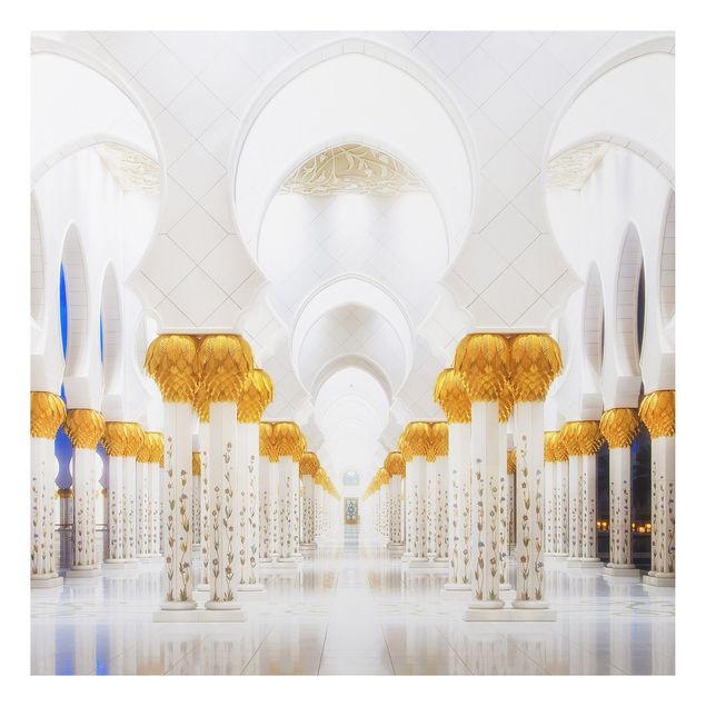 Cuadros ciudades Mosque In Gold