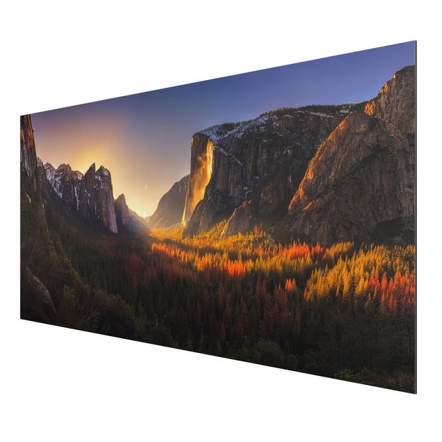 Cuadro con paisajes Sunset in Yosemite