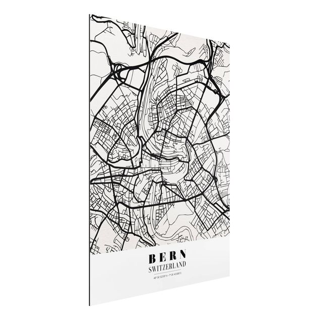 Decoración cocina Bern City Map - Classical