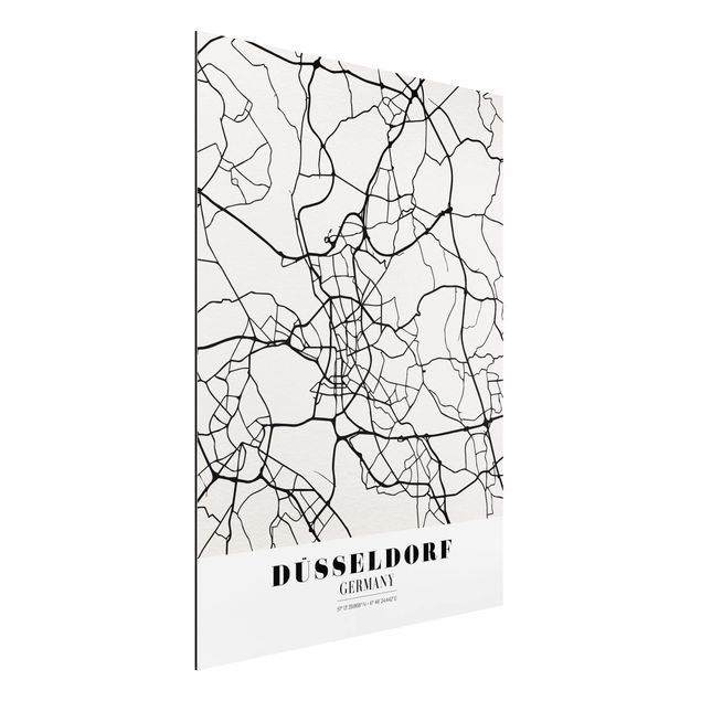 Decoración cocina Dusseldorf City Map - Classic