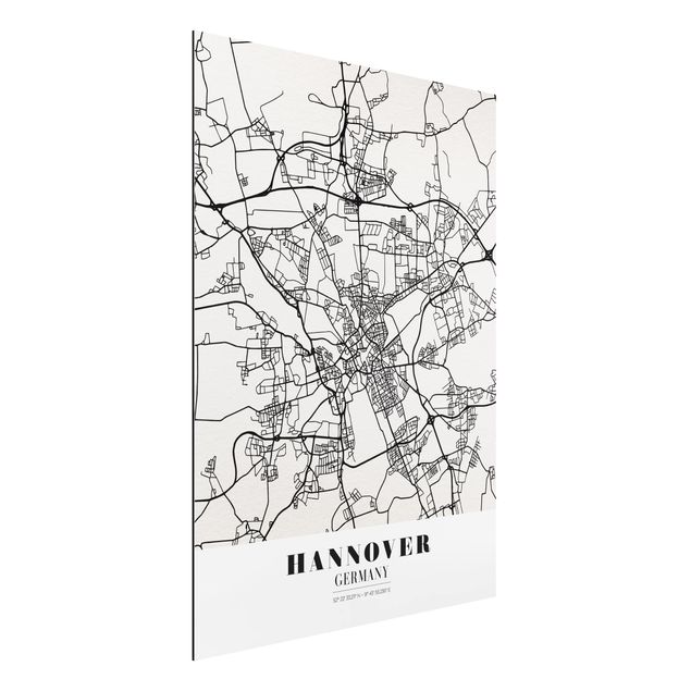 Decoración de cocinas Hannover City Map - Classic