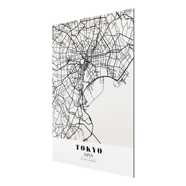 Cuadro mapa del mundo Tokyo City Map - Classic