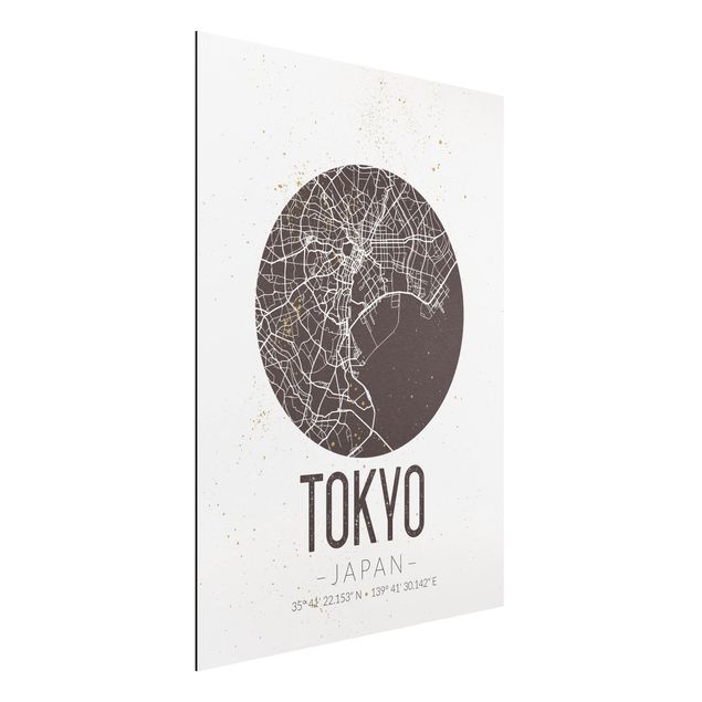 Decoración en la cocina Tokyo City Map - Retro