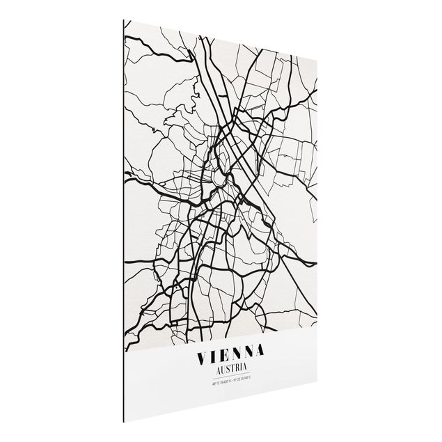 Decoración cocina Vienna City Map - Classic