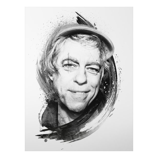 Cuadros retratos Bob Geldof