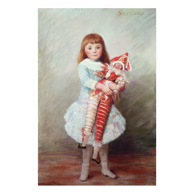 Cuadro del Impresionismo Auguste Renoir - Suzanne with Harlequin Puppet