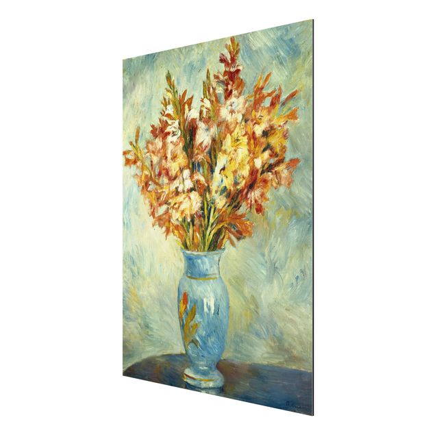 Reproducciones de cuadros Auguste Renoir - Gladiolas in a Blue Vase