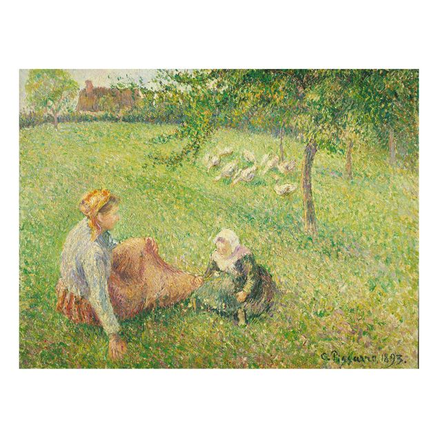 Cuadros impresionistas Camille Pissarro - The Geese Pasture