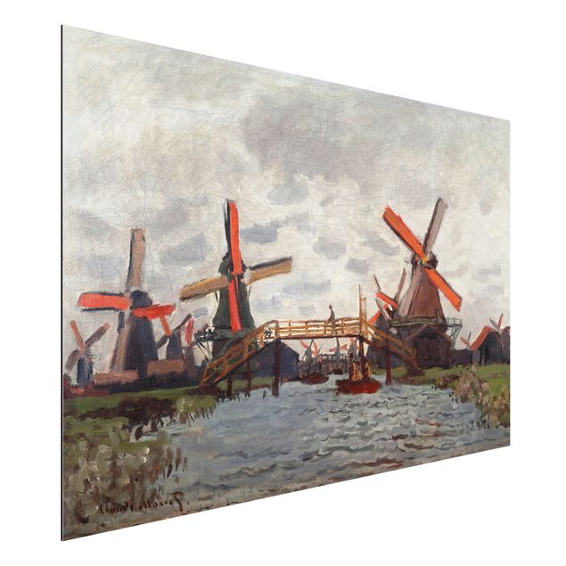 Decoración de cocinas Claude Monet - Windmills in Westzijderveld near Zaandam
