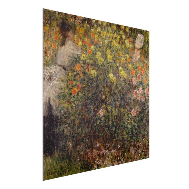Decoración cocina Claude Monet - Two Ladies in the Flower Garden
