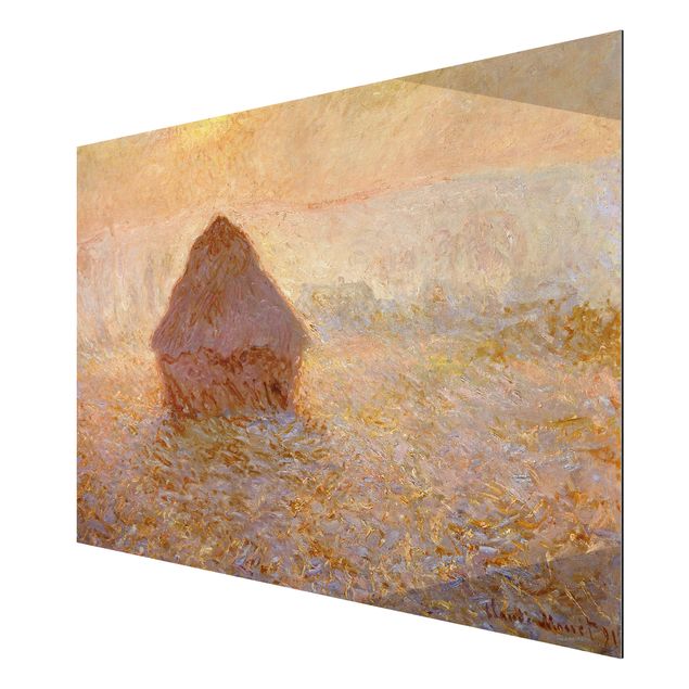 Láminas cuadros famosos Claude Monet - Haystack In The Mist
