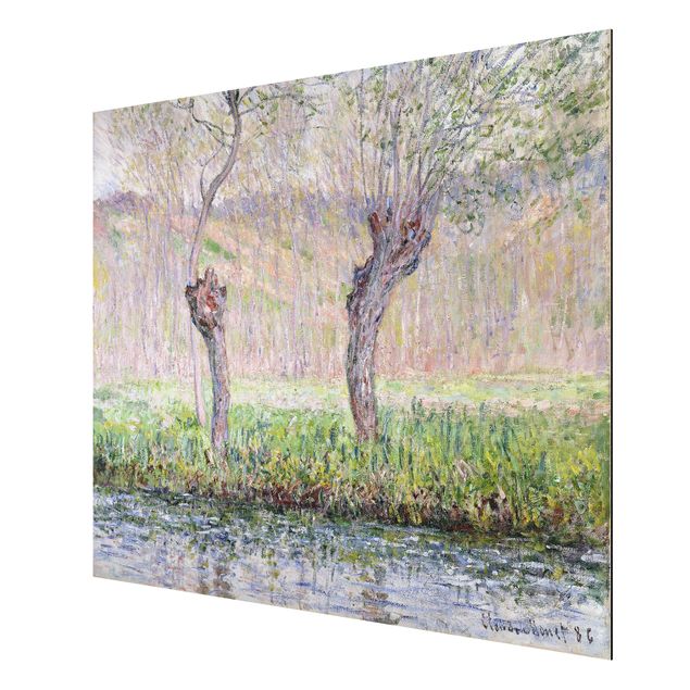 Láminas cuadros famosos Claude Monet - Willow Trees Spring