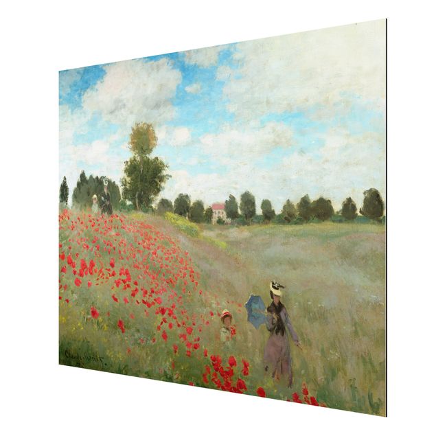 Cuadros impresionistas Claude Monet - Poppy Field Near Argenteuil