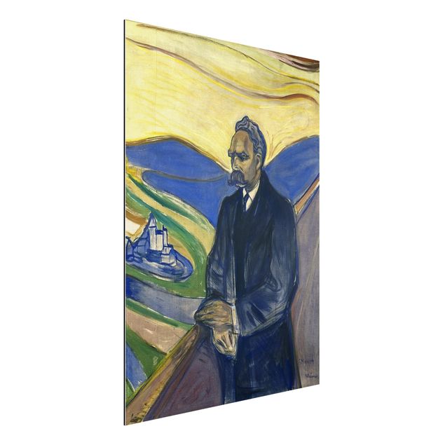 Cuadros expresionistas Edvard Munch - Portrait of Friedrich Nietzsche