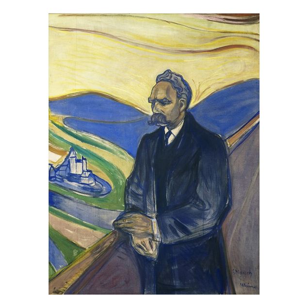 Decoración cocina Edvard Munch - Portrait of Friedrich Nietzsche
