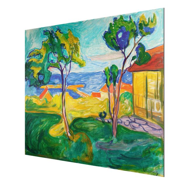 Estilo artístico Post Impresionismo Edvard Munch - The Garden In Åsgårdstrand