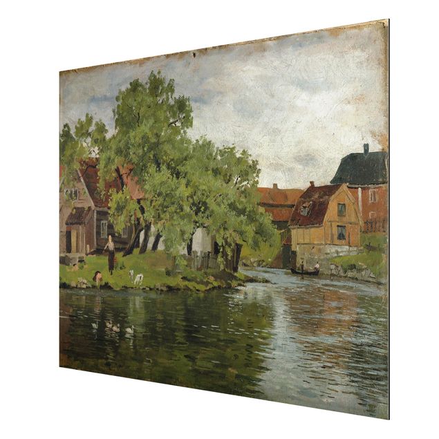 Estilo artístico Post Impresionismo Edvard Munch - Scene On River Akerselven