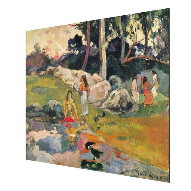 Láminas cuadros famosos Paul Gauguin - Women At The Banks Of River
