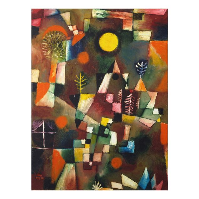 Láminas cuadros famosos Paul Klee - The Full Moon