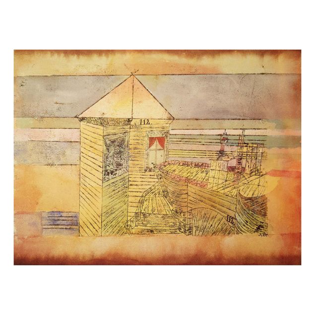 Reproducciones de cuadros Paul Klee - Wonderful Landing, Or '112!'