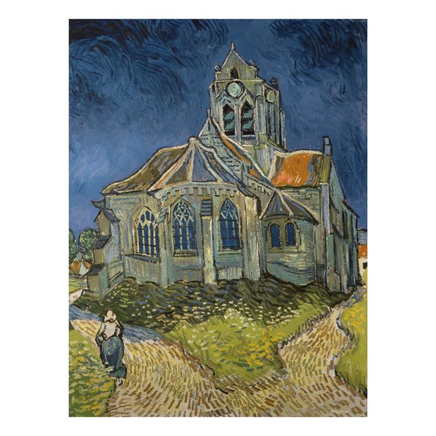 Cuadros Impresionismo Vincent van Gogh - The Church at Auvers