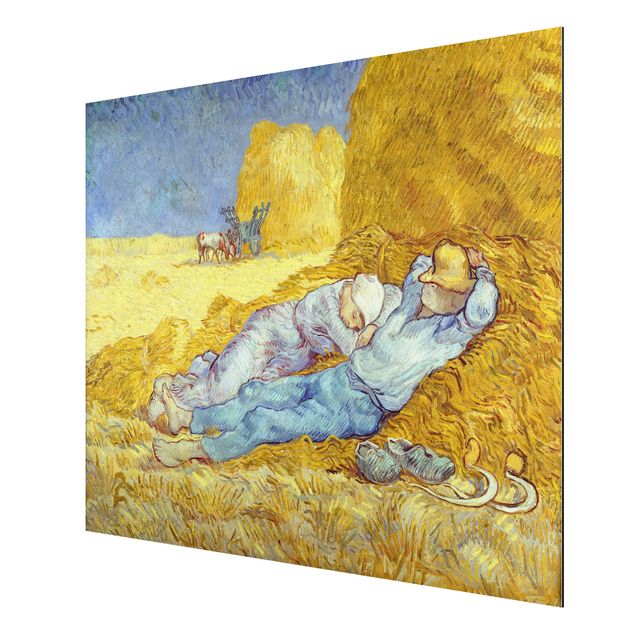 Cuadros puntillismo Vincent Van Gogh - The Napping