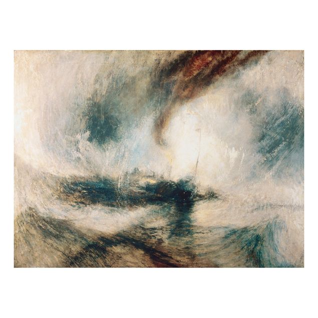 Estilo artístico Romanticismo William Turner - Snow Storm - Steam-Boat Off A Harbour’S Mouth