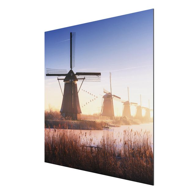 Cuadros decorativos modernos Windmills Of Kinderdijk