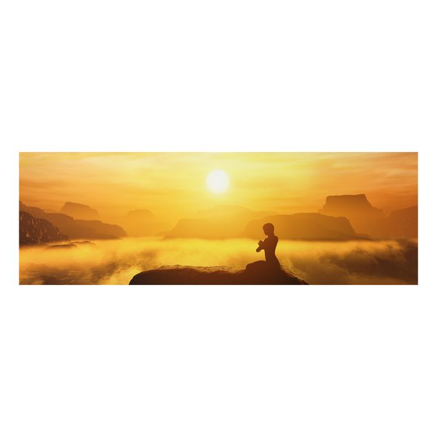 Cuadros de paisajes de montañas Yoga Meditation