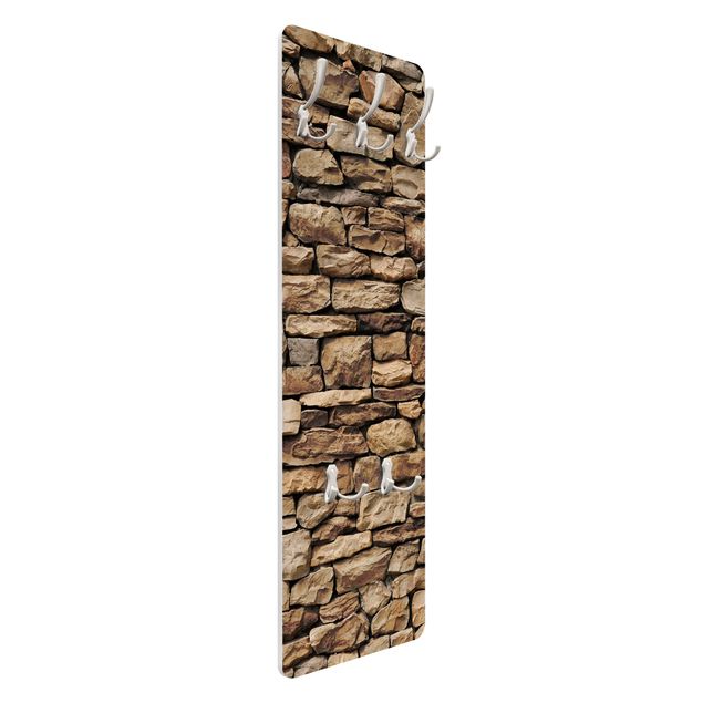 Percheros de pared marrones American Stone Wall