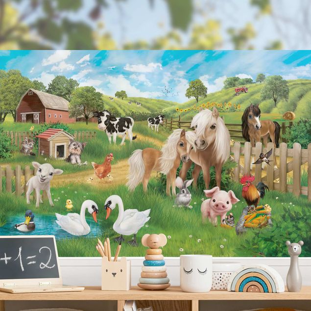 Decoración habitación infantil Animals On A Farm