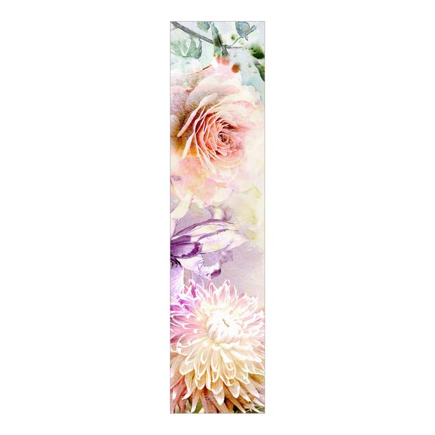 Paneles japoneses flores Watercolour Flower Mix Pastel