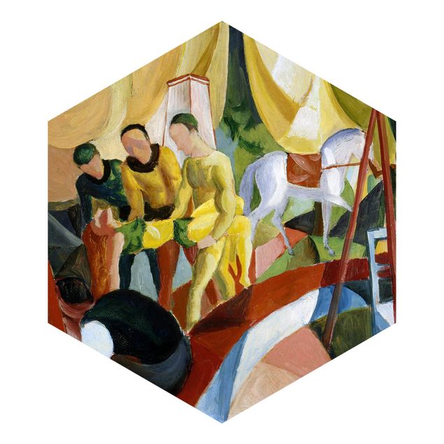 Papel pintado salón moderno August Macke - Circus