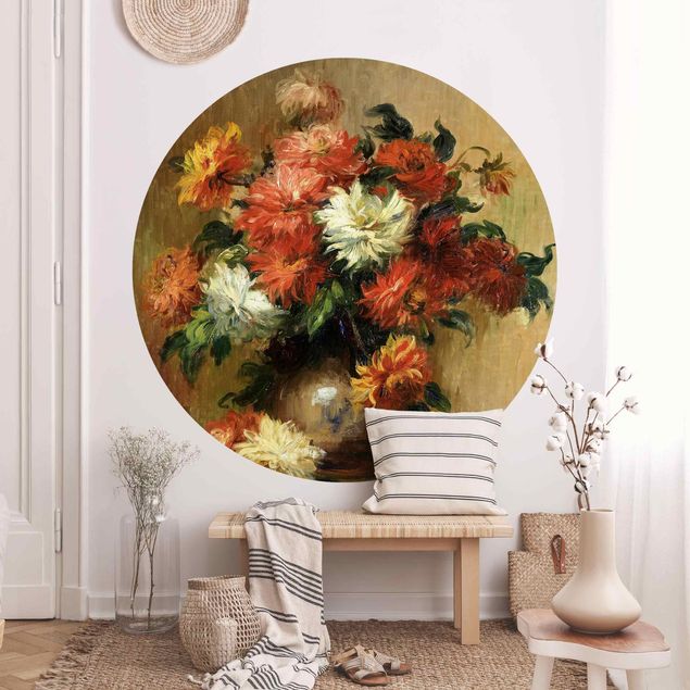 Decoración en la cocina Auguste Renoir - Still Life with Dahlias