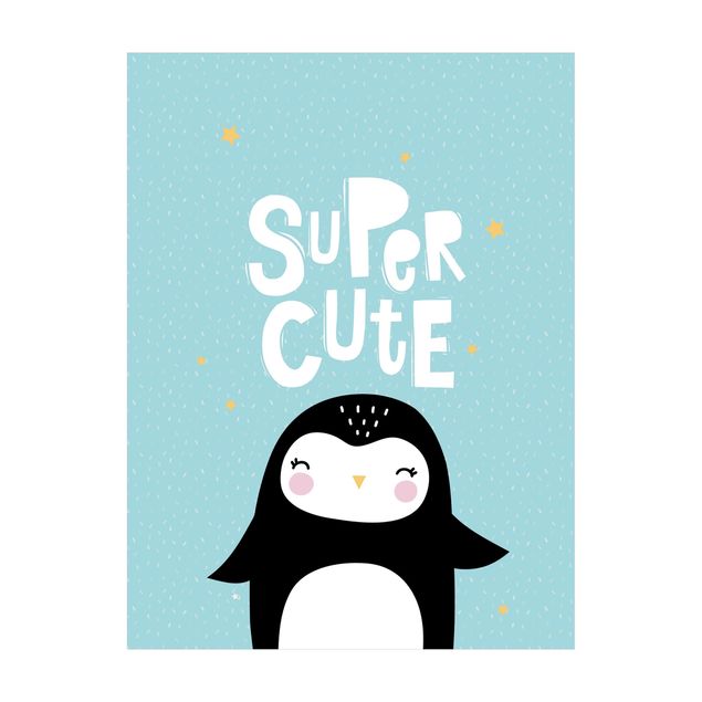 Alfombra grande Super Cute Penguin