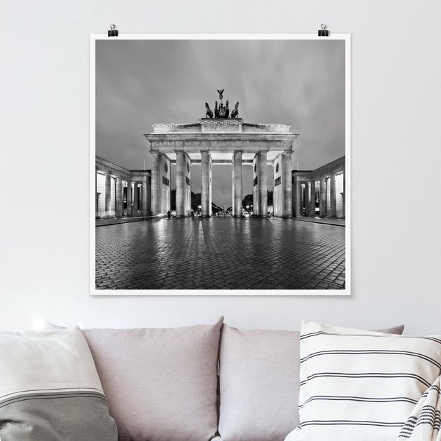Decoración cocina Illuminated Brandenburg Gate II