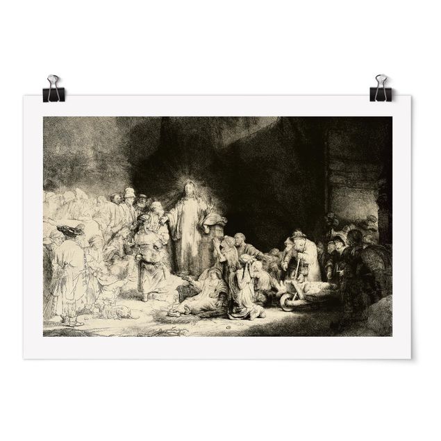 Estilos artísticos Rembrandt van Rijn - Christ healing the Sick. The Hundred Guilder