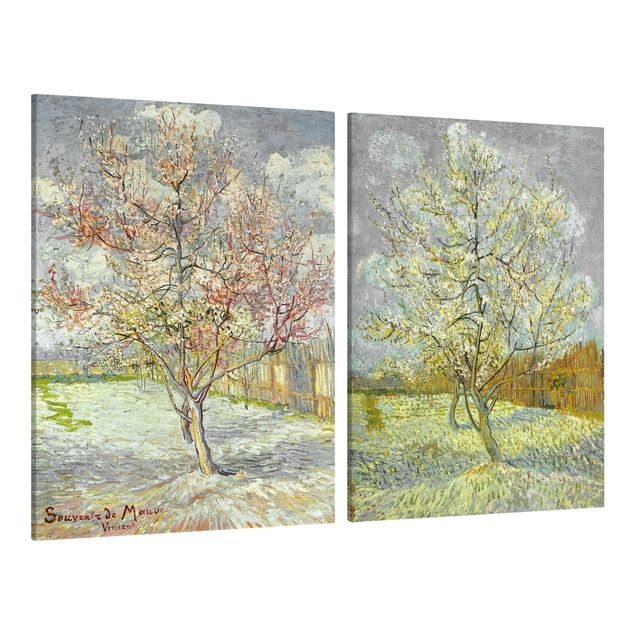 Estilo artístico Post Impresionismo Vincent Van Gogh - Peach Blossom In The Garden