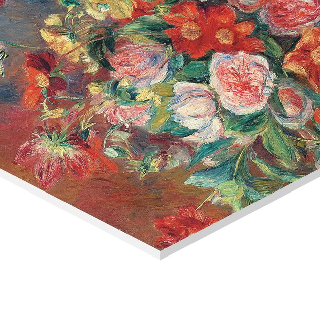 Cuadros rojos Auguste Renoir - Flower vase
