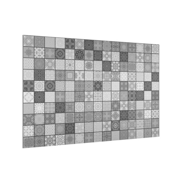 Cuadros Haase Grey Mediterranian Tiles With Dark Joints