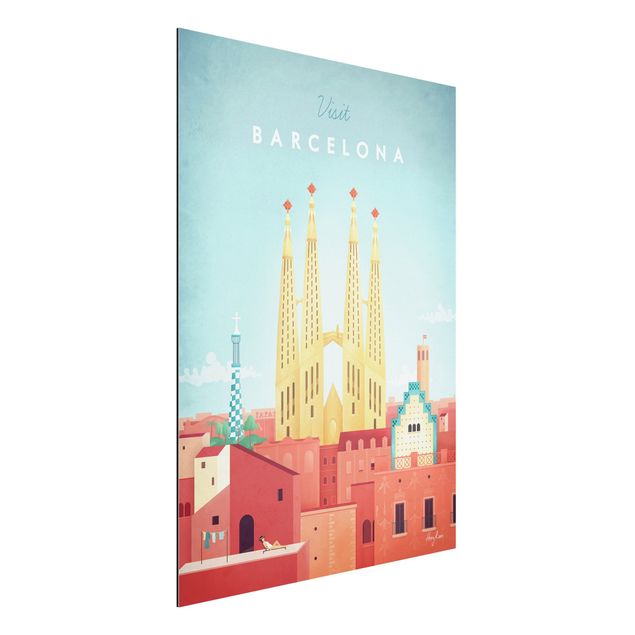 Decoración en la cocina Travel Poster - Barcelona