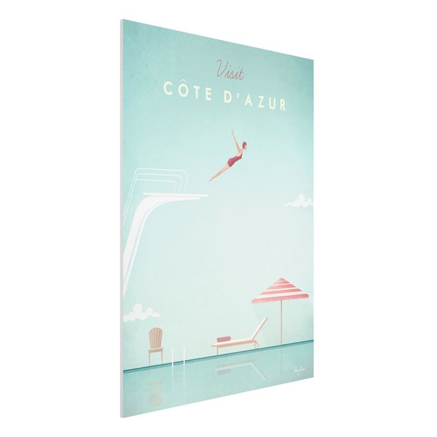 Decoración cocina Travel Poster - Côte D'Azur