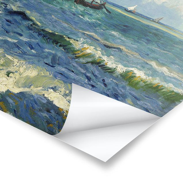Cuadro con paisajes Vincent Van Gogh - Seascape Near Les Saintes-Maries-De-La-Mer