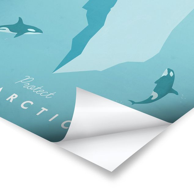 Póster paisajes para pared Travel Poster - Antarctica
